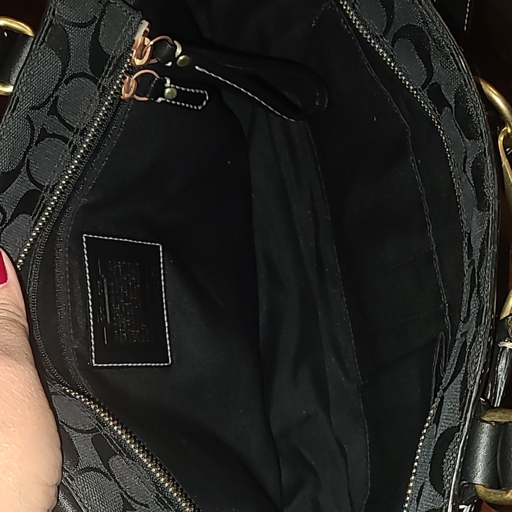 SOLD**Coach Hampton Vintage Carryall Shoulde Satchel EUC - Picture 11 of 15